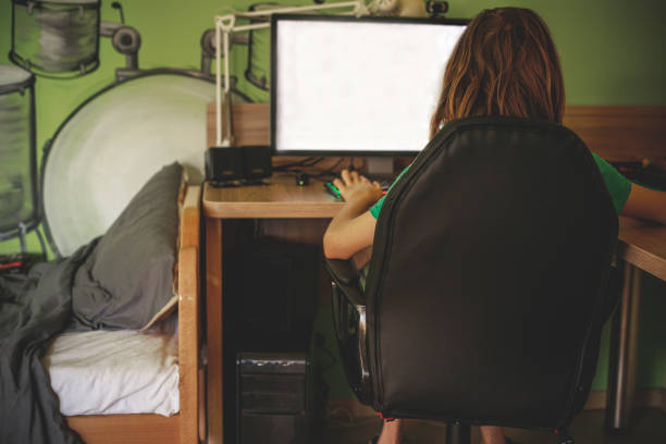 istock Gaming tournament during quarantine days 1217582323