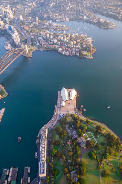 istock Sydney Harbour Australia, aerial view 1217583172