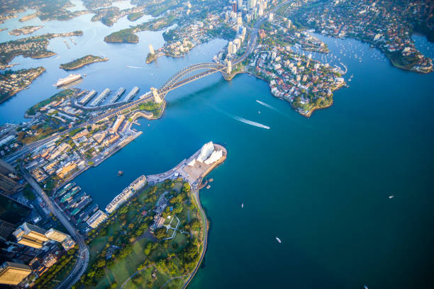 istock Sydney Harbour Australia, aerial view 1217583179