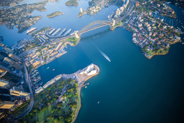 istock Sydney Harbour Australia, aerial view 1217583183