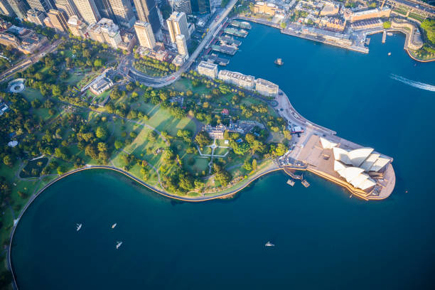 istock Sydney Harbour Australia, aerial view 1217583187