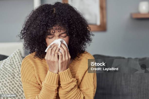 Its So Much More Than Flu These Days Stock Photo - Download Image Now - Cold And Flu, Flu Virus, Sneezing