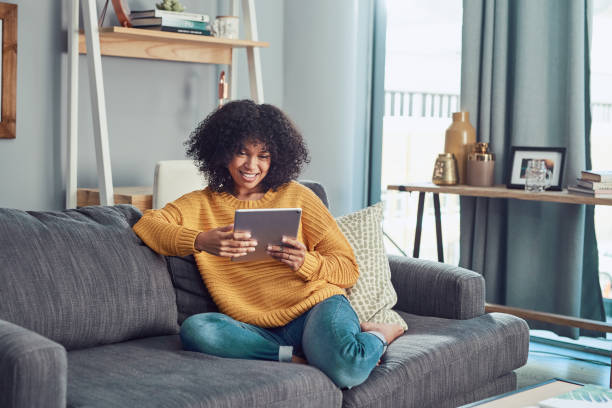 istock Digital entertainment for a day off 1217584486