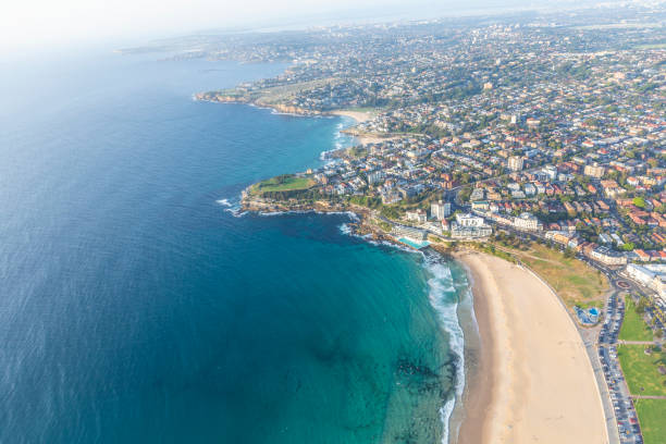 istock Bondi Beach, Sydney Australia by Helicopter 1217585694