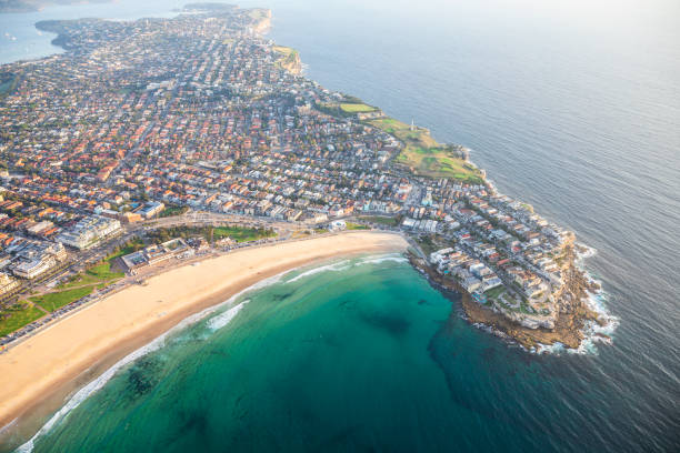 istock Bondi Beach, Sydney Australia by Helicopter 1217585698