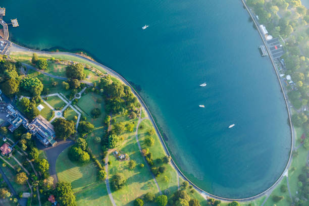 istock Sydney Harbour Australia, aerial view 1217586401