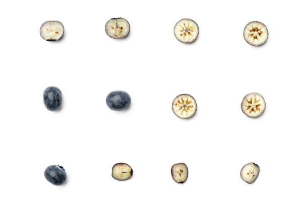 istock Blueberry. Fresh raw berries isolated on white background. Clipping path. Collection. Set 1217588758