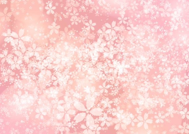 Seasonal image of cherry blossom pattern