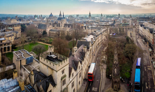 istock Aerial view of Oxford, United Kingdom 1217590607