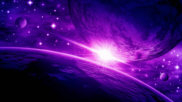 istock Outer space, universe, space, planets, stars, star Shine, astronomy, blue, purple 1217590614