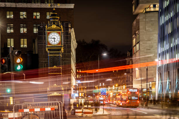 istock Little ben in the night, London 1217593158