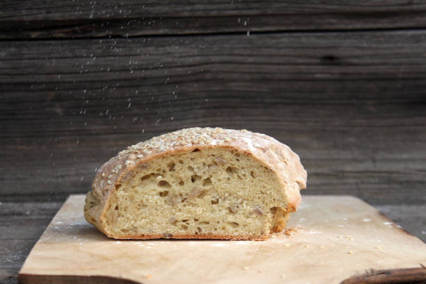 istock Homemade bread with sesame and sunflower seeds 1217593799