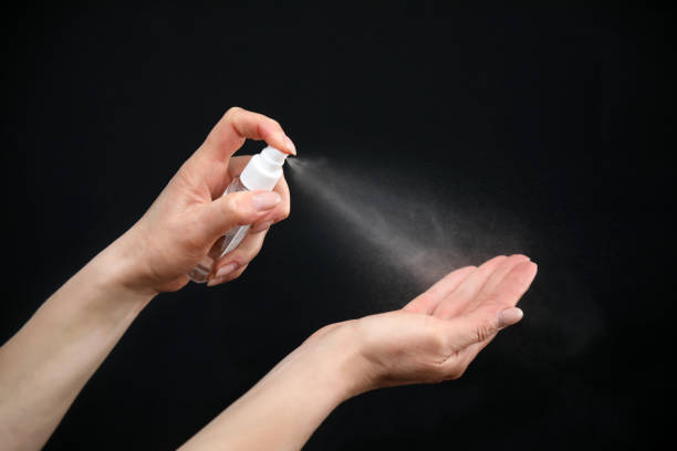 istock disinfection of the hands . 1217594051