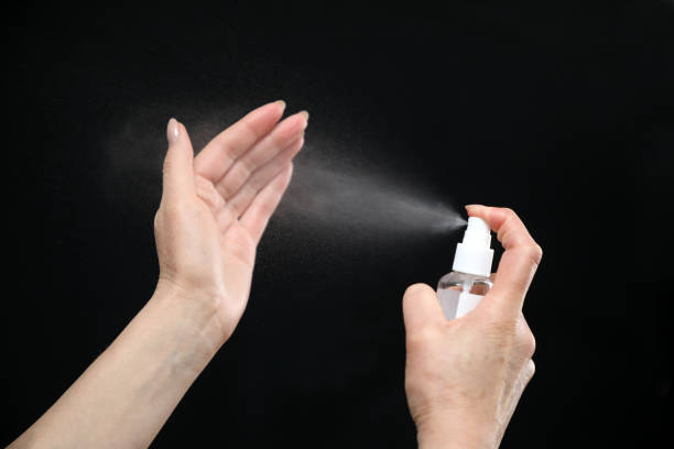 istock disinfection of the hands . 1217594052