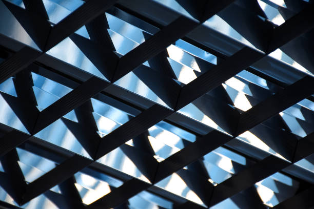 istock Abstract geometric image of hi-tech luminescent lamp 1217595875
