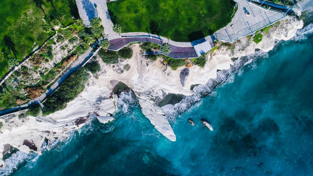 Aerial governor's beach, Limassol