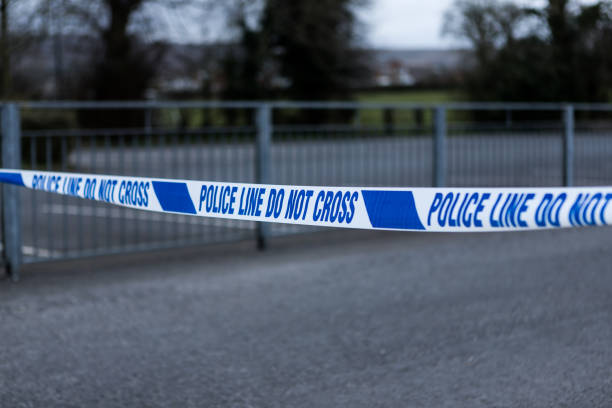 istock Police barrier tape in the UK 1217602682