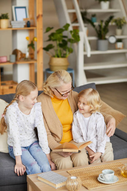 istock Grandma with her grandchildren 1217602933