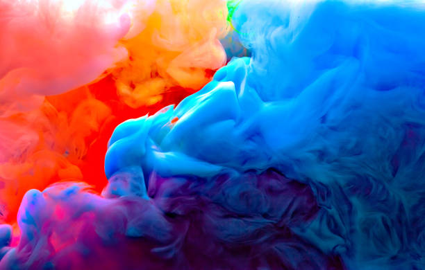 istock blue green yellow orange and pink colors 1217603087