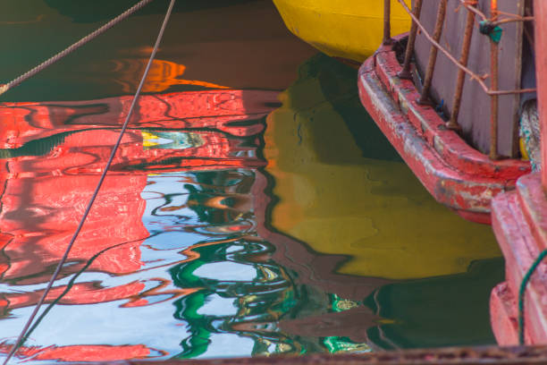 istock FISHERMAN'S PORT. MAR DEL PLATA, ARGENTINA. WATER REFLECTION. 1217613173