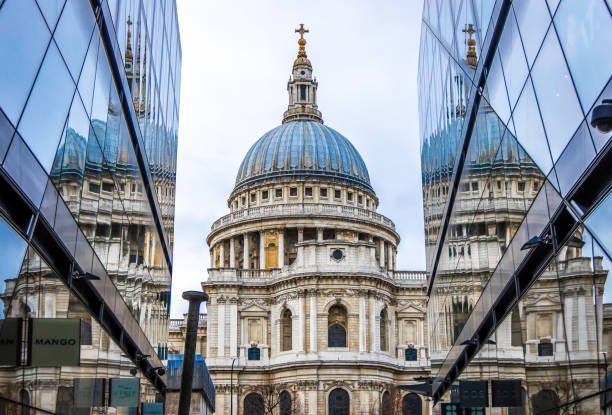 istock St Paul's cathedral in the cloudy day, London 1217614243
