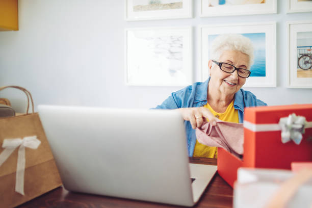 istock Senior woman at home 1217614245