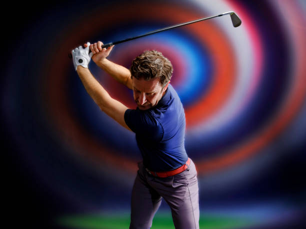 istock Close-up of a golf player intent on perfecting the swing 1217615151