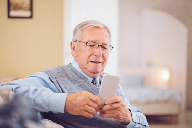istock Senior man at home 1217615382