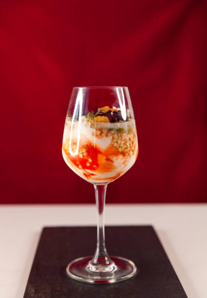 istock Vegan tasty dessert with green buckwheat 1217618109