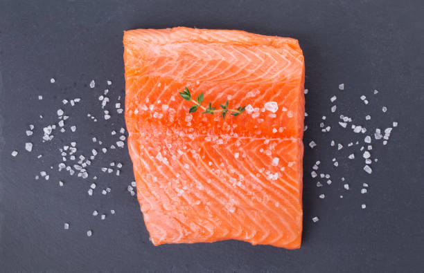 istock Fillet of fresh salmon 1217624782
