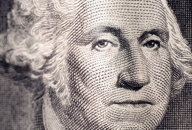 istock Washington portrait on a one dollar bill 1217627794