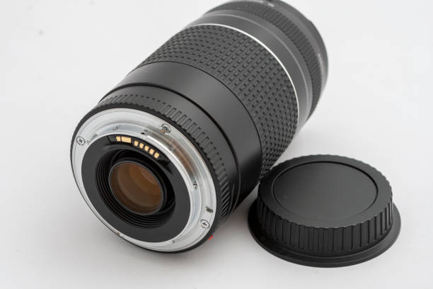 istock Zoom lens isolated on white background 1217628453