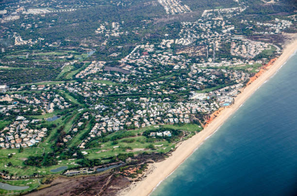 istock Faro part of the Algarve Coast - elevated view 1217631143