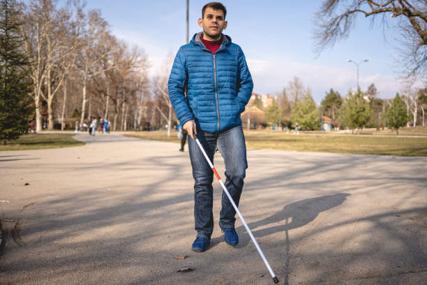 istock My walking cane is my eye, my disability isn't a shame 1217634455