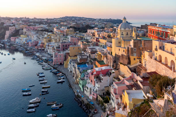 istock Italy, Campania Procida - Corricella , nocturne 1217635379