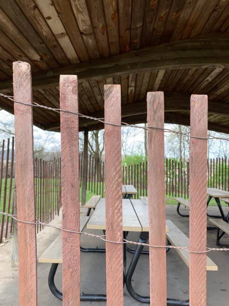 istock Highland Park Picnic Pavillion Closef Pittsburgh 1217639247