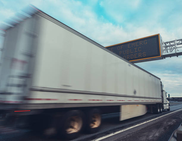 istock Trucking During State of Emergency 1217640271
