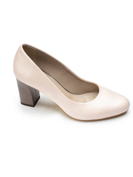 istock Women's shoes on a white background 1217640467