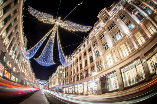 istock Regent street decorated for Christmas 1217641132