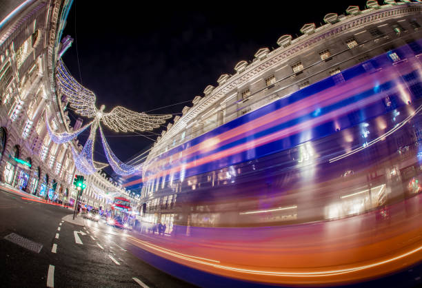 istock Regent street decorated for Christmas 1217641551