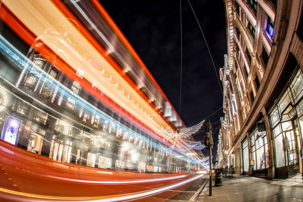 istock Regent street decorated for Christmas 1217644177