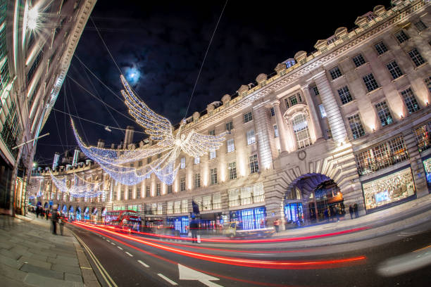 istock Regent street decorated for Christmas 1217645569