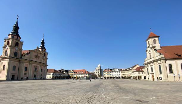 istock Market square Ludwigsburg 1217647042