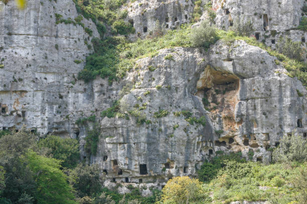 istock Necropolis of Pantalica, Sicily. 1217647917