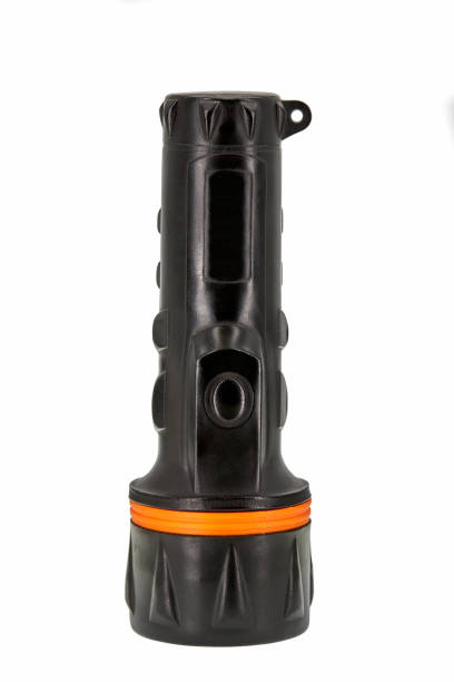 istock Black and orange torch isolated on a white background 1217649248