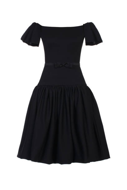 istock Little black dress isolated on white background 1217651317