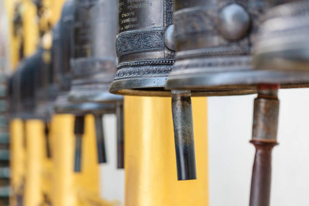 Wat Phra That Doi Suthep Temple bells in Chiang Mai, Thailand
