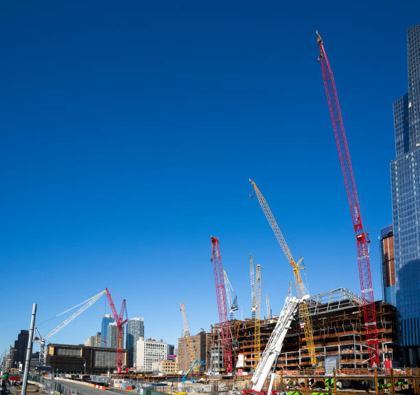 istock Several buildings being built at the same time in Manhattan 1217655024