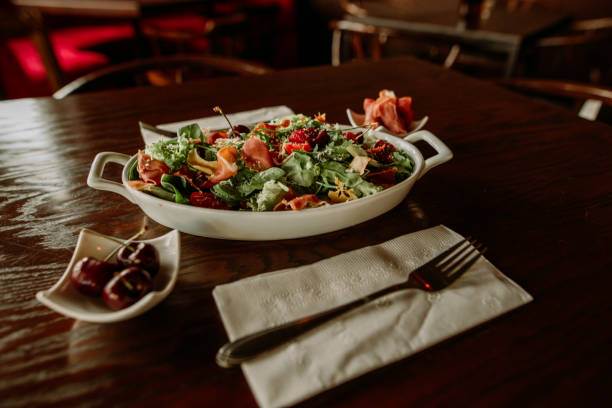 istock Tomatoe And berrys mixed salad 1217655877