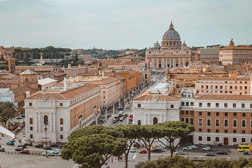 Vatican City, Italy - March 04, 2019: Piazza San Pietro / St. Peter's Square